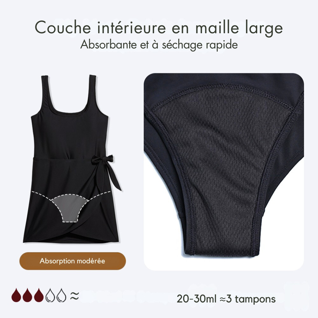 Maillot de bain Menstruel REF-3089