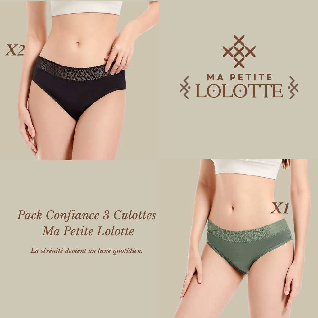 Pack Confiance – 3 Culottes Ma Petite Lolotte